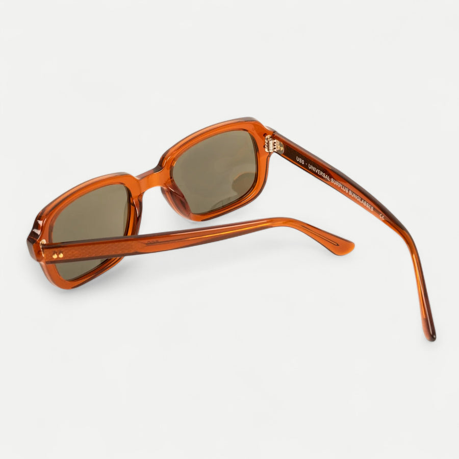 USS ARMY VIETNAM BROWN SUNGLASSES - GREEN