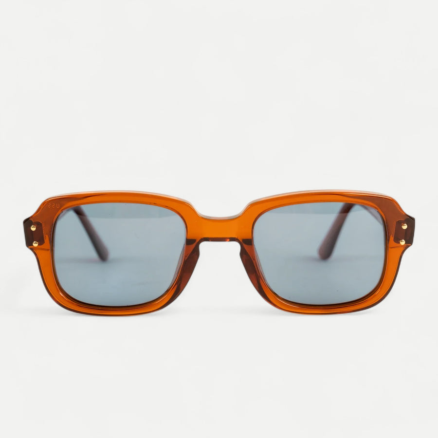 USS ARMY VIETNAM BROWN SUNGLASSES - BLUE