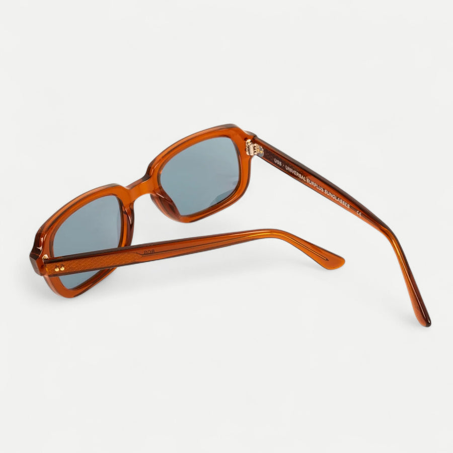USS ARMY VIETNAM BROWN SUNGLASSES - BLUE