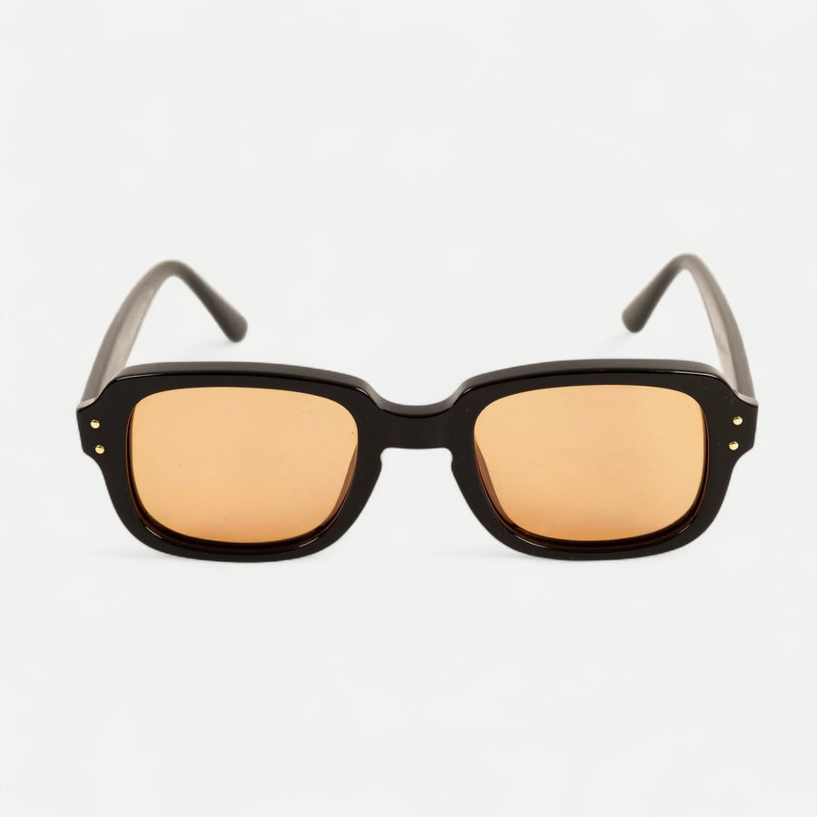 USS ARMY VIETNAM BLACK SUNGLASSES - ORANGE