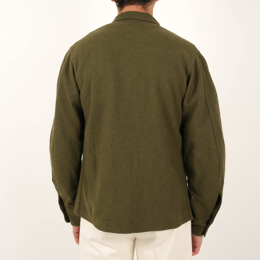 50’s PATCHED US WOOL SHIRT - Universalsurplus