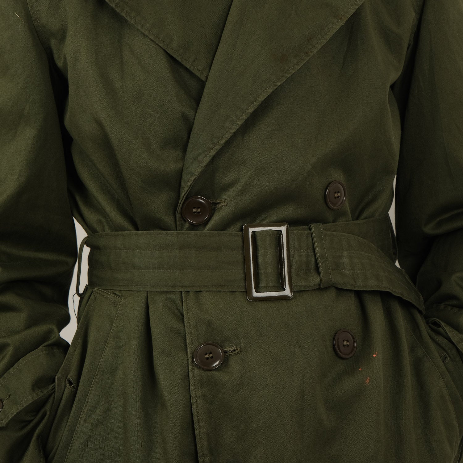 Military style raincoat on sale
