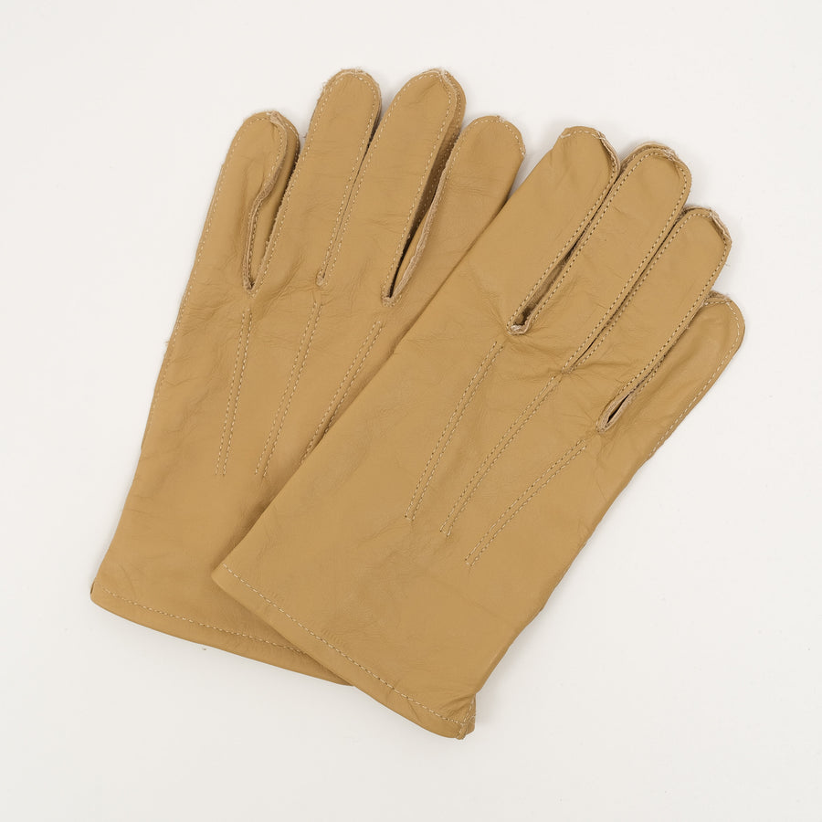 US ARMY NATURAL LEATHER GLOVES - Universal Surplus - vintage-military-army