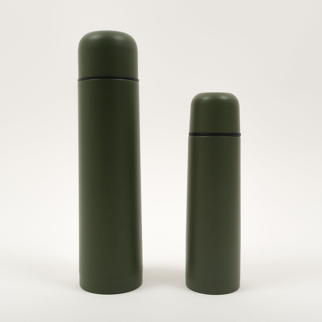 Insulated (32oz) Stainless Steel Water Bottle - Army Green – THERMOSIS