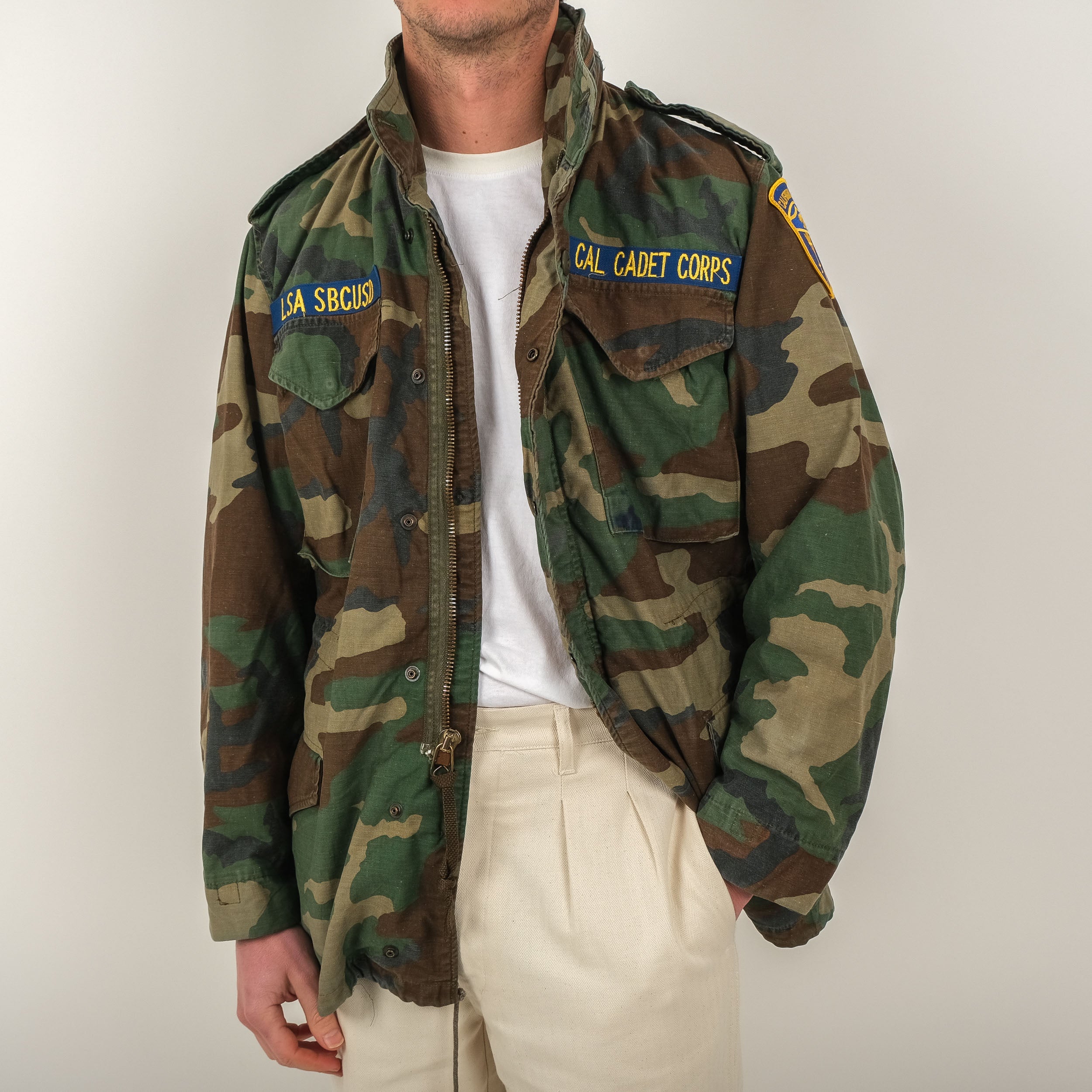 Vintage camo jackets top