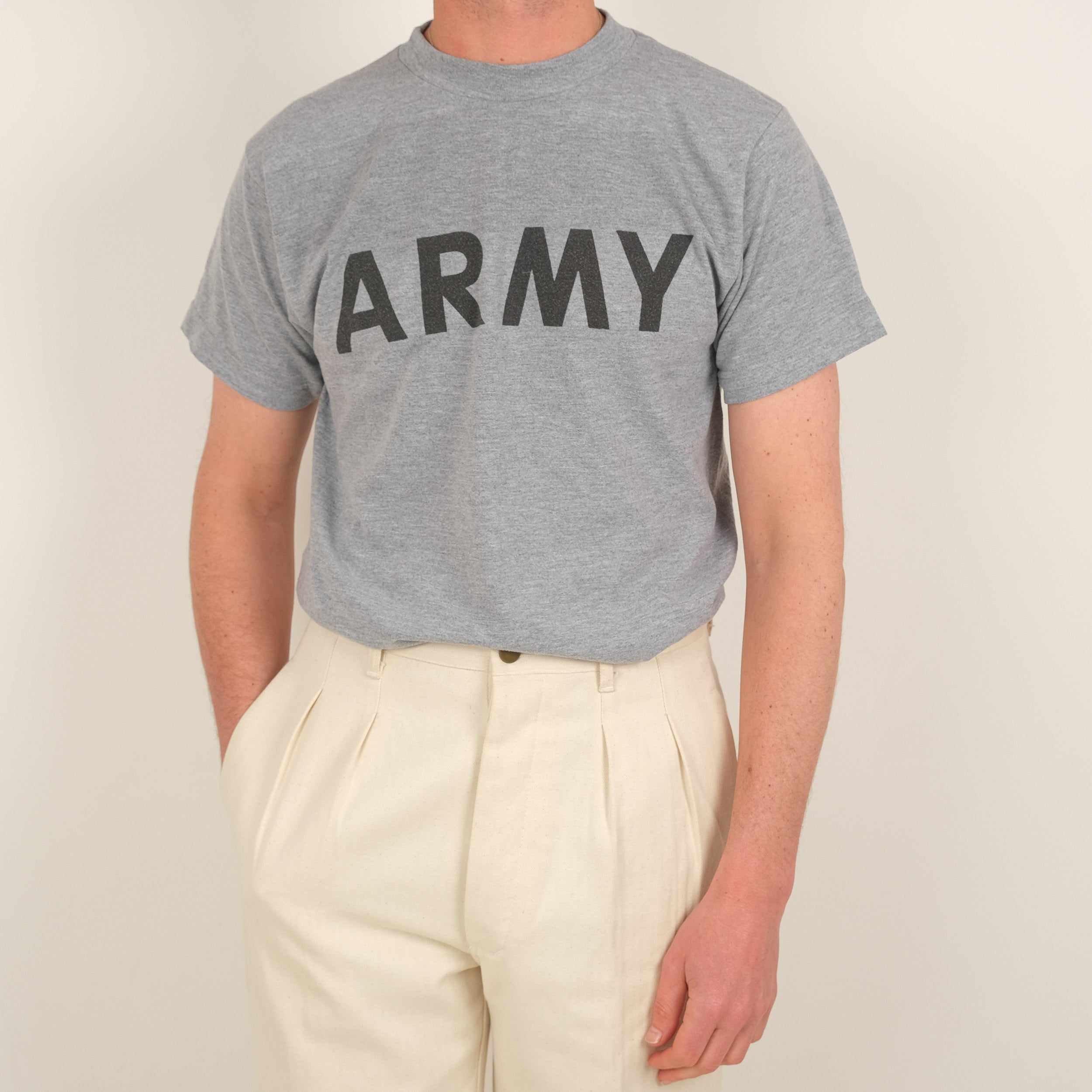 ARMY CLASSIC GREY TEE