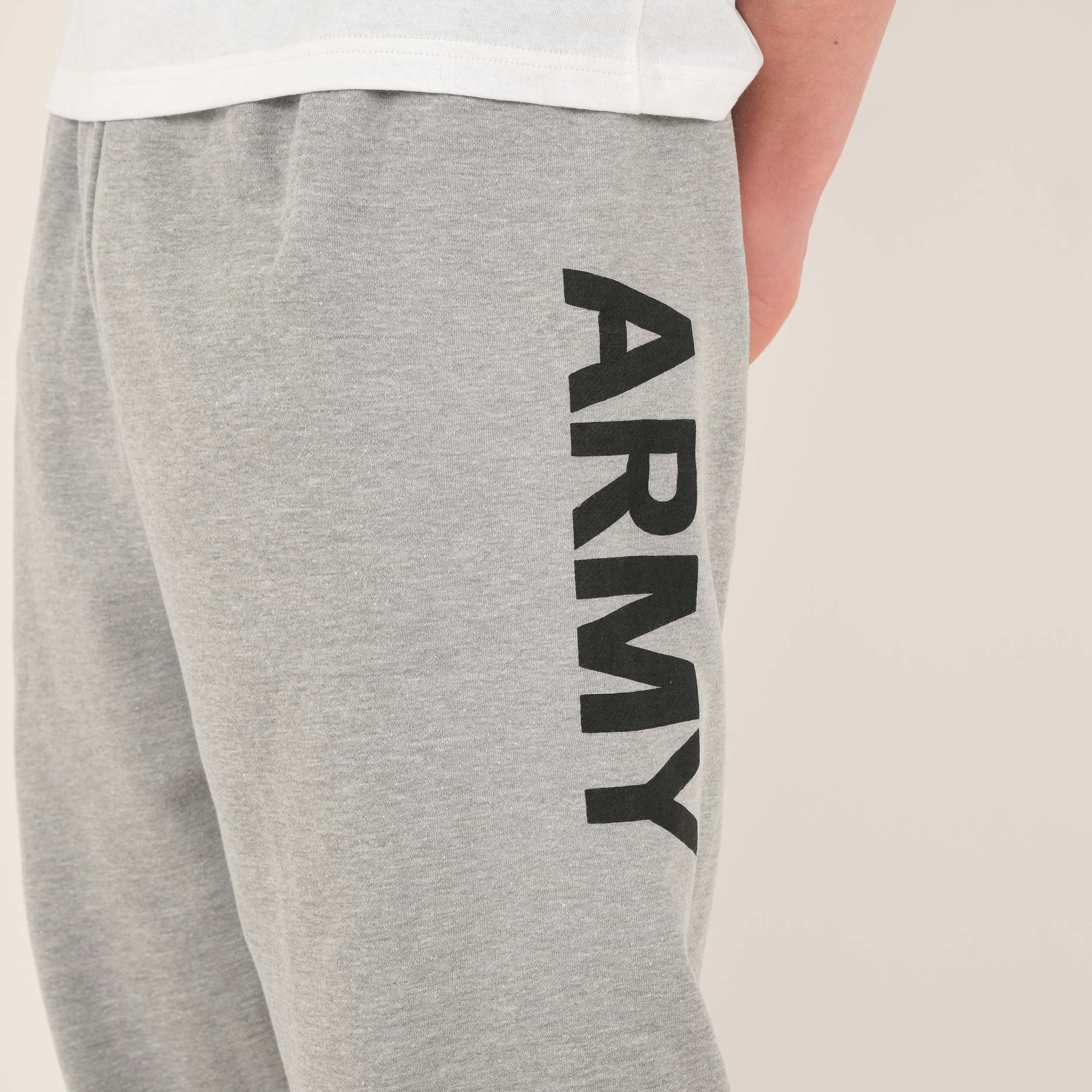 Grey store army sweatpants