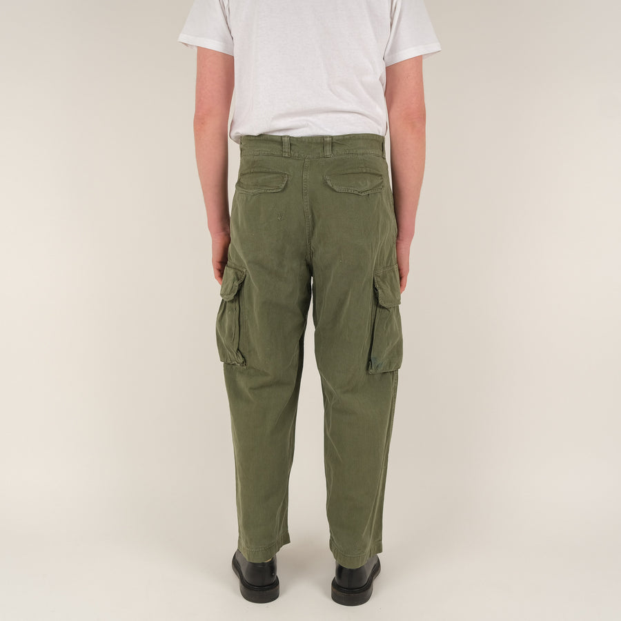 USED HBT M47 FRENCH PANTS - Universal Surplus - vintage-military-army