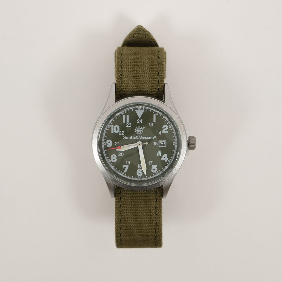 SMITH & WESSON ARMY WATCH - OG - Universal Surplus - vintage-military-army