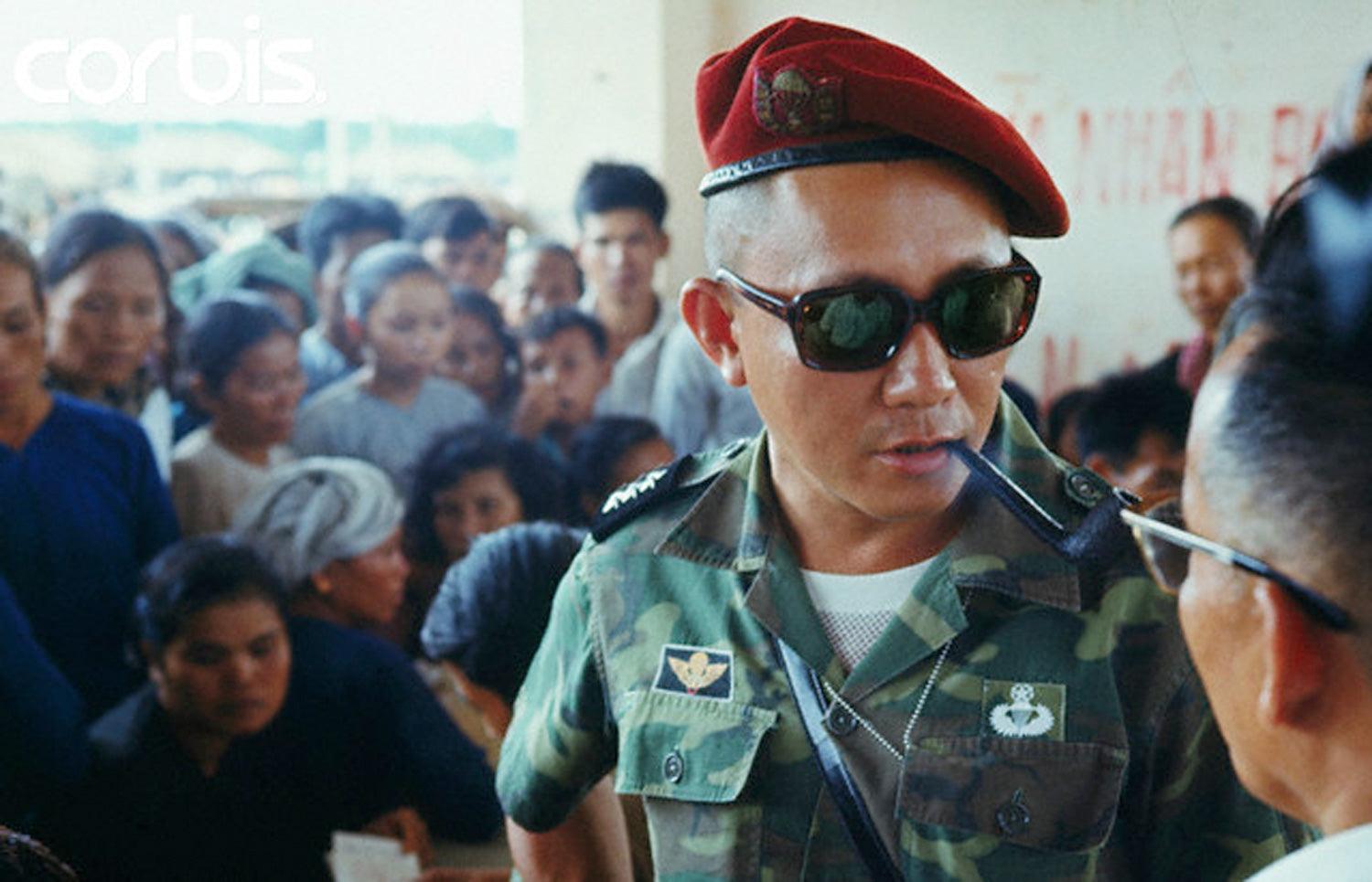 Vintage military glasses top