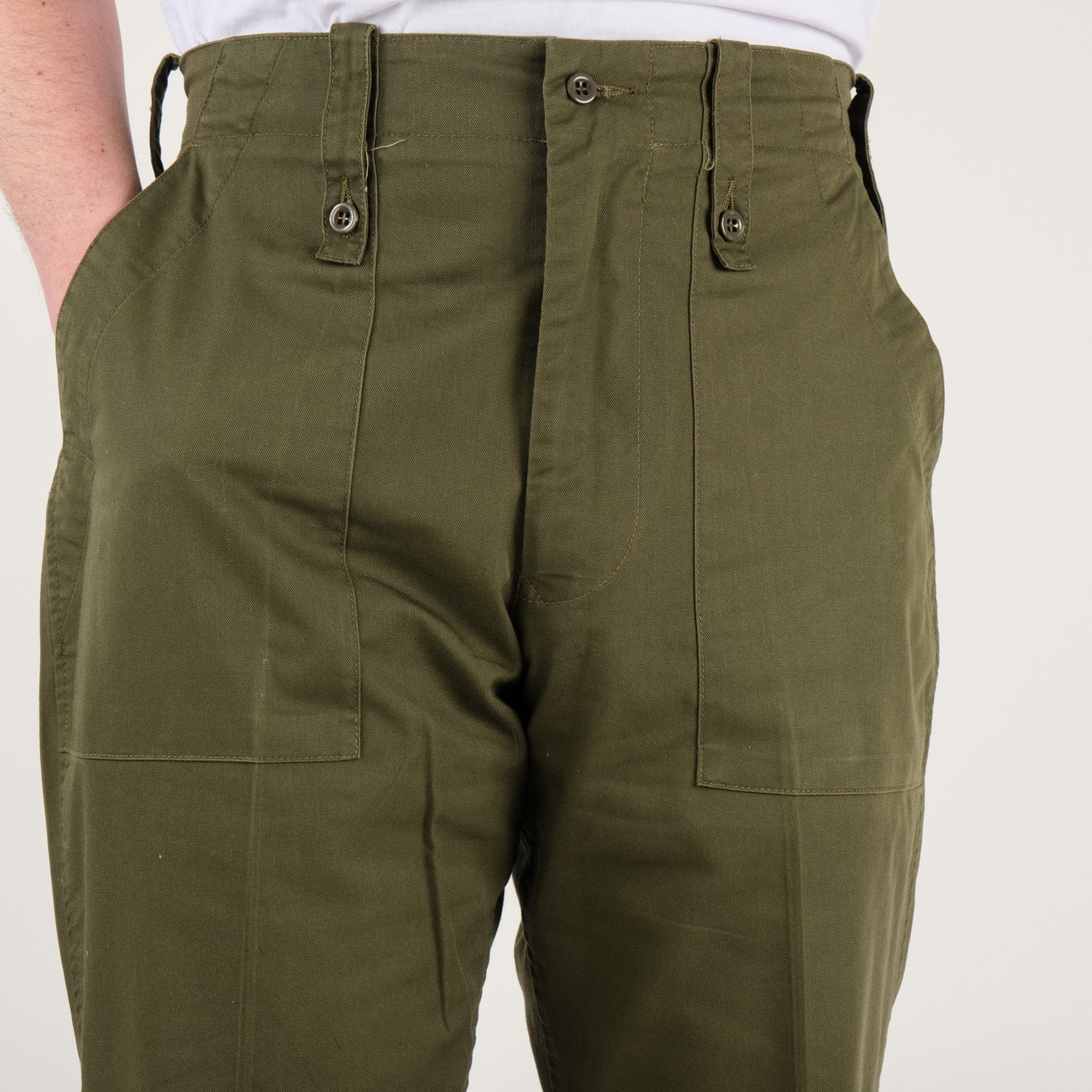 Army fatigue trousers top