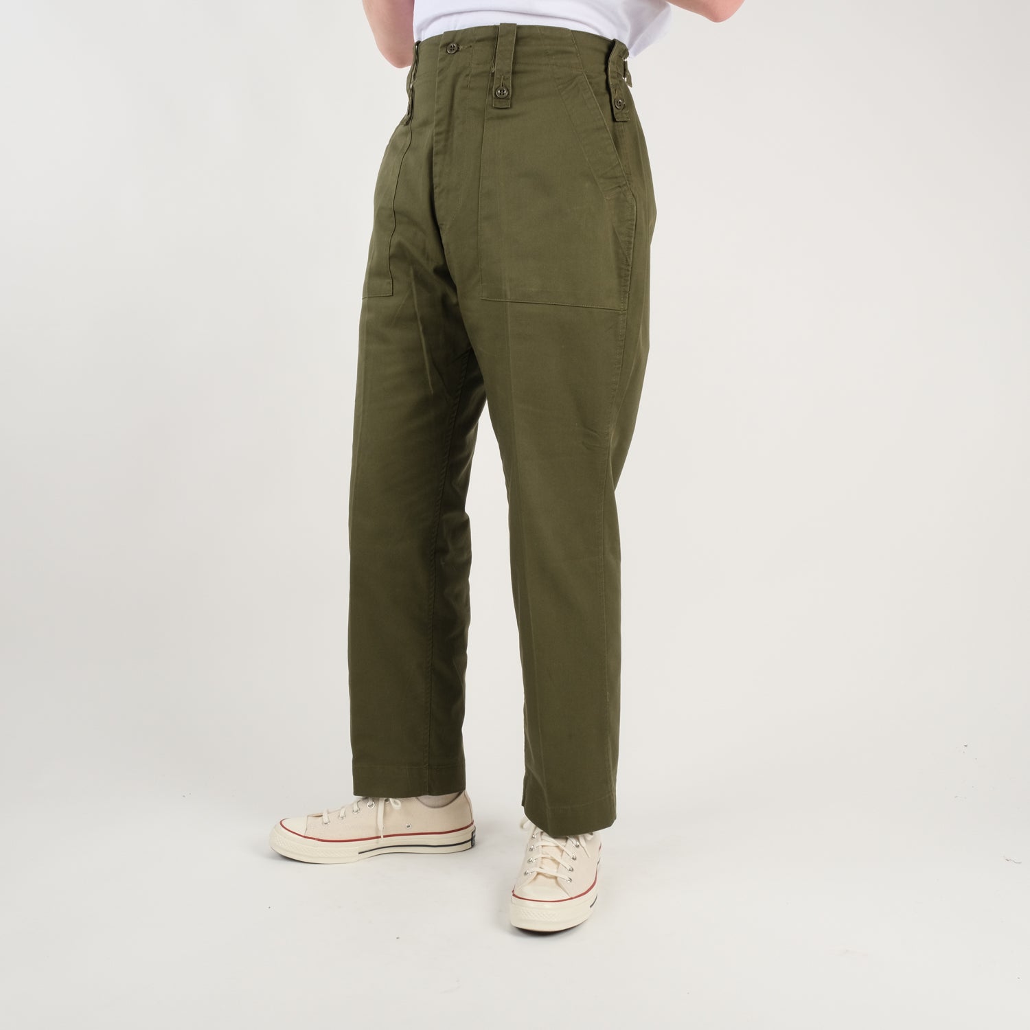 Army surplus shop fatigue pants