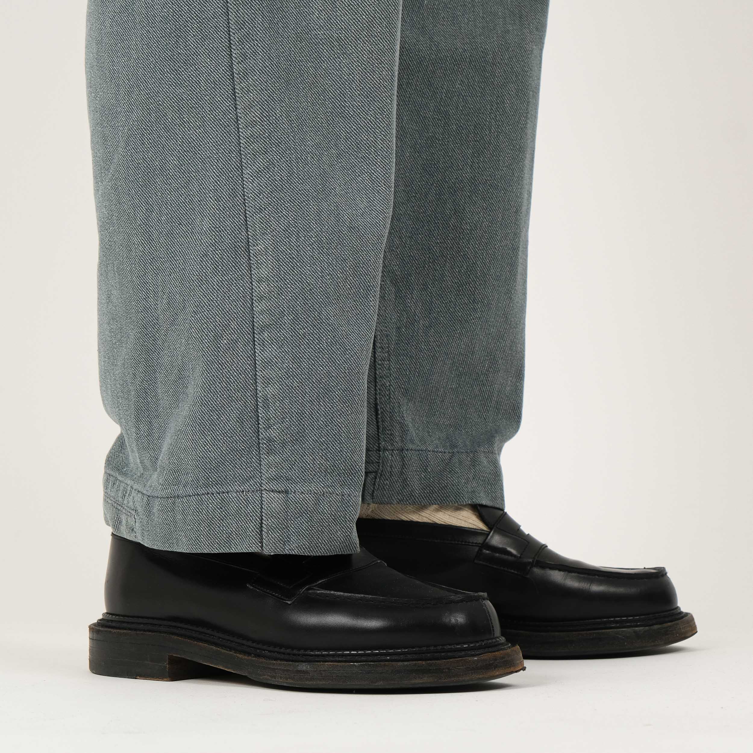 Genuine Swiss army denim work pants grey trousers military
