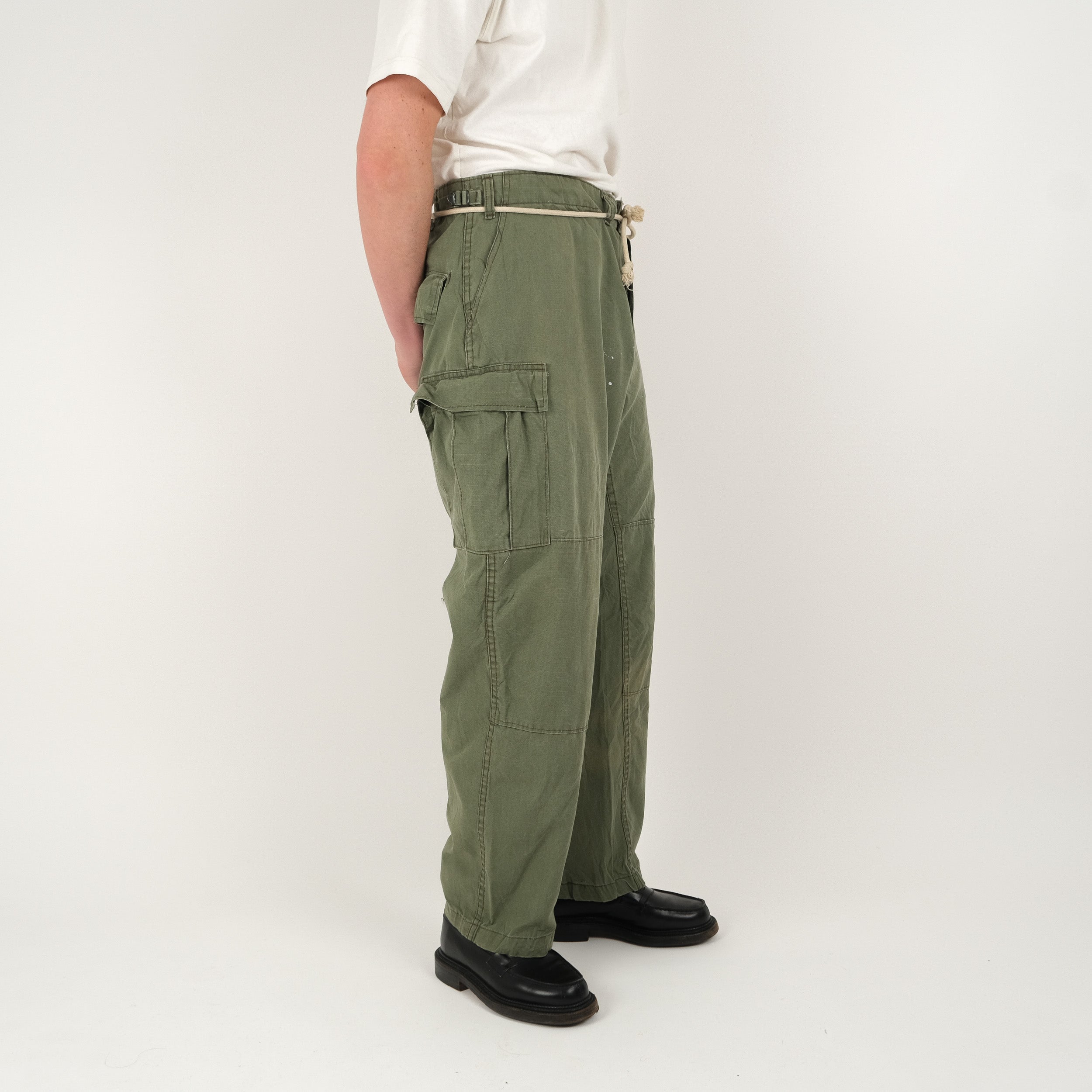 VINTAGE us army Jungle fatigue pants - パンツ