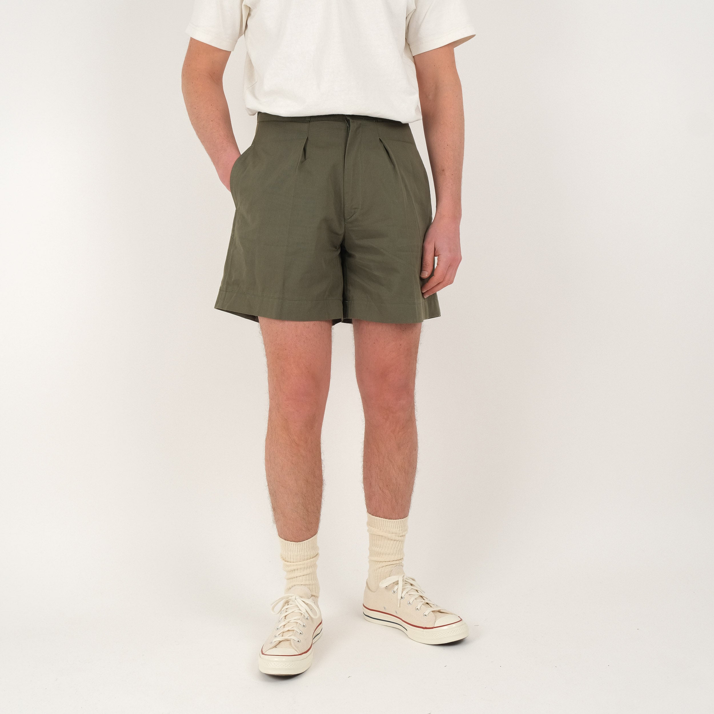 french pleated short