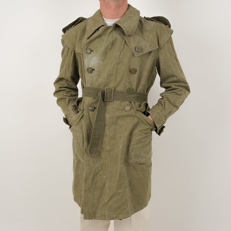 SPANISH MILITARY TRENCH COAT - Universalsurplus - vintage-military-army
