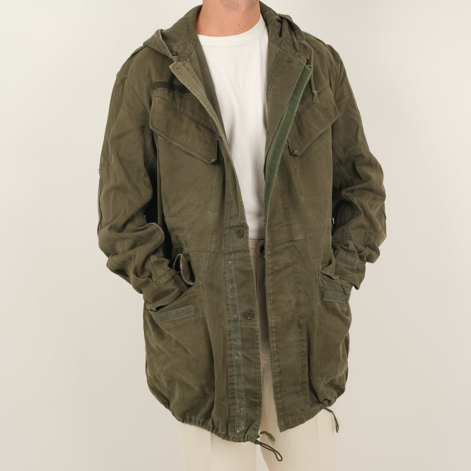 Belgian army parka store